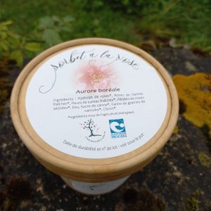 Sorbet à la Rose **Aurore Boréale** 480ml