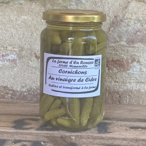 Cornichons au vinaigre de cidre