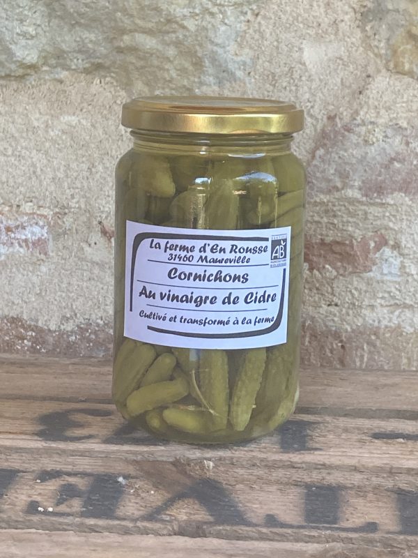 Cornichons au vinaigre de cidre