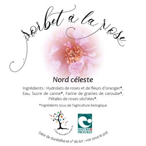 Sorbet à la Rose **Nord céleste** 120 ml